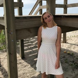 Loft eyelet dress